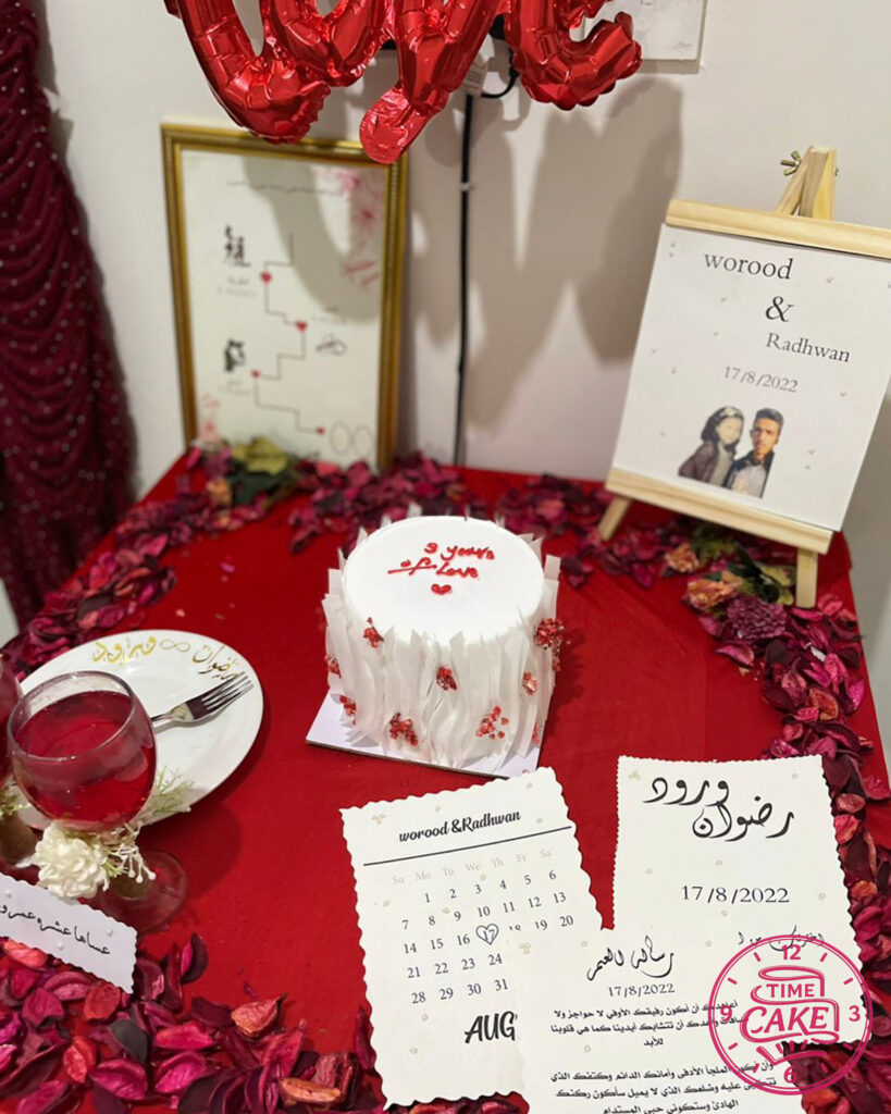 كيك ذكرى زواج 6