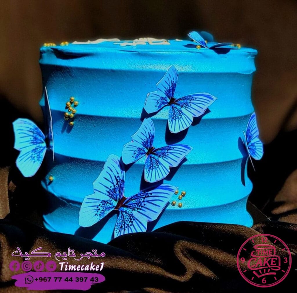 كيك فراشات 26