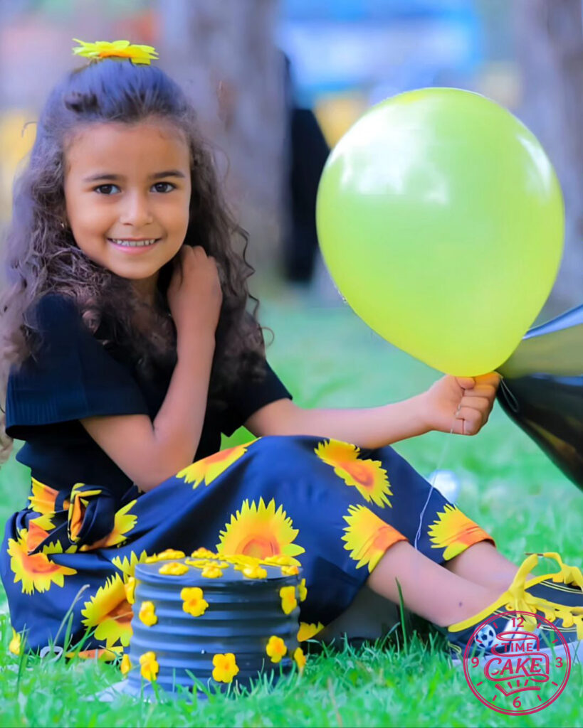 كيك لون أسود 11